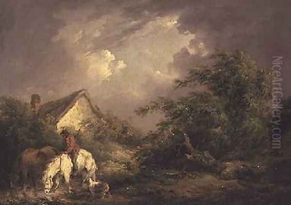 The Approaching Storm 1791 Oil Painting by George Morland