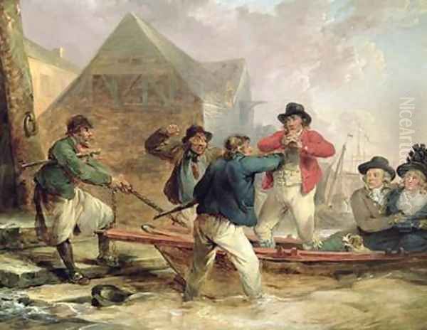 The Pressgang 1790 Oil Painting by George Morland