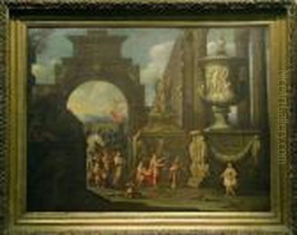 Triumph Of Achilles Oil Painting by Giovanni Ghisolfi