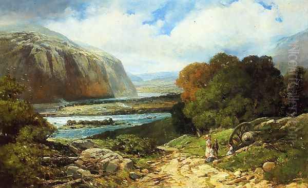 Near Harper's Ferry Oil Painting by Andrew Melrose