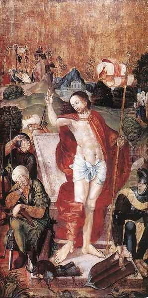 The Resurrection 1506 Oil Painting by Master M.S.