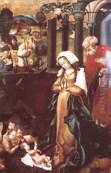 The Nativity 1506 Oil Painting by Master M.S.