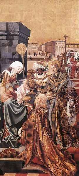 The Adoration of the Magi 1506-10 Oil Painting by Master M.S.