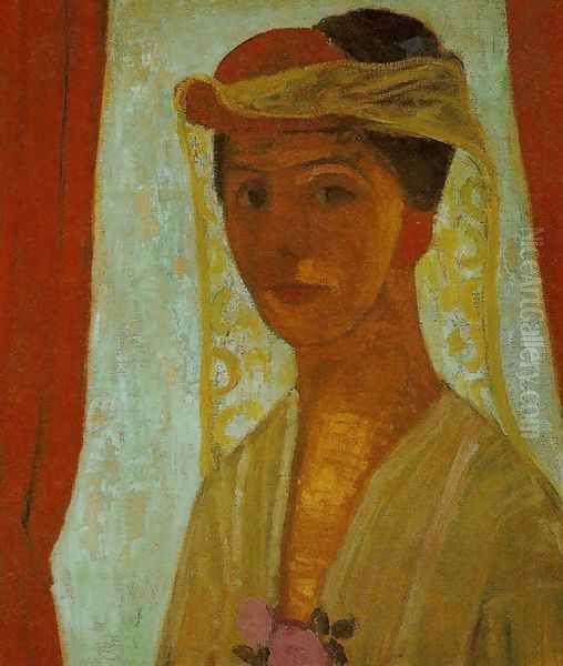 Self-Portrait Oil Painting by Paula Modersohn-Becker