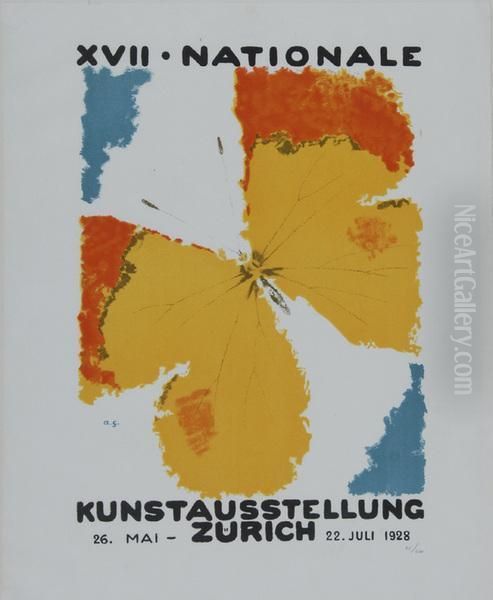 Plakat. Xvii. Nationale Oil Painting by Augusto Giacometti