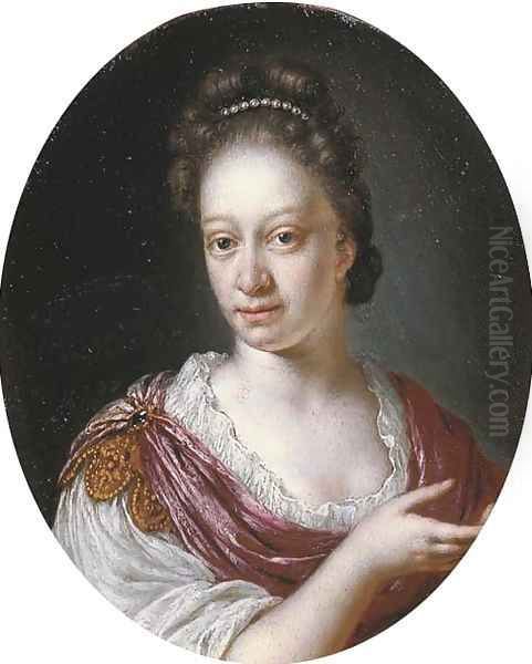 Portrait of a lady Oil Painting by Willem van Mieris