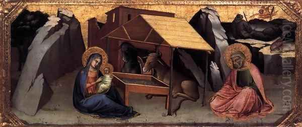 Nativity Oil Painting by Lorenzo Monaco