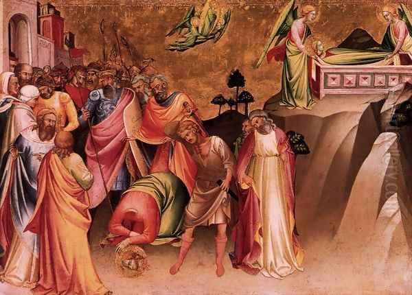 The Beheading of St Catherine of Alexandria Oil Painting by Lorenzo Monaco