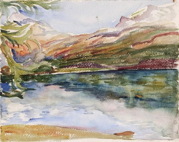 Silsersee Oil Painting by Giovanni Giacometti