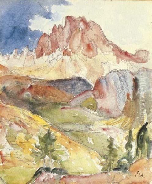 Piz Materdell by Giovanni Giacometti