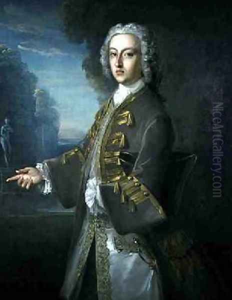 Portrait of Cosmo George 3rd Duke of Gordon Oil Painting by Philipe Mercier