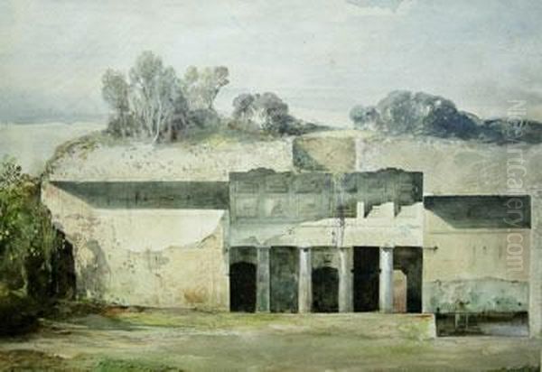 Pompei Oil Painting by Giacinto Gigante