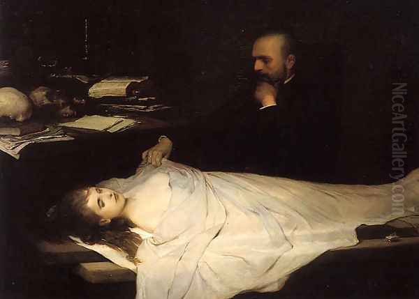 Der Anatom (The Anatomist) Oil Painting by Gabriel Cornelius Ritter von Max