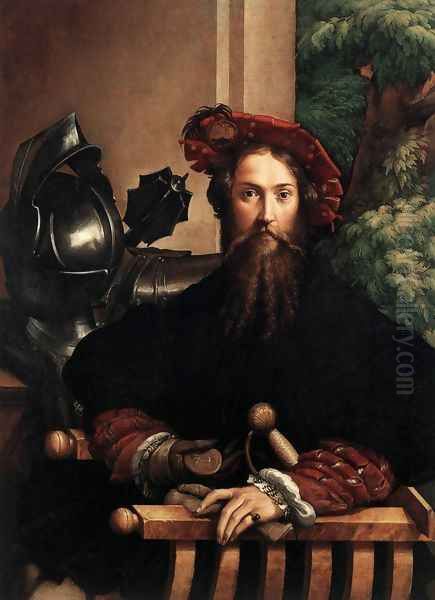 Gian Galeazzo Sanvitale, Count of Fontanellato 1524 Oil Painting by Girolamo Francesco Maria Mazzola (Parmigianino)