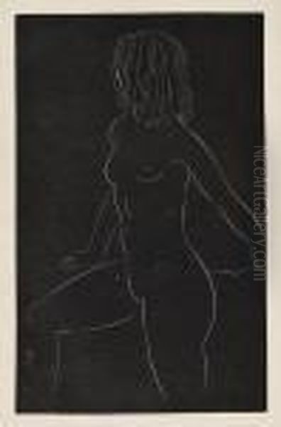 Nude Oil Painting by Eric Gill