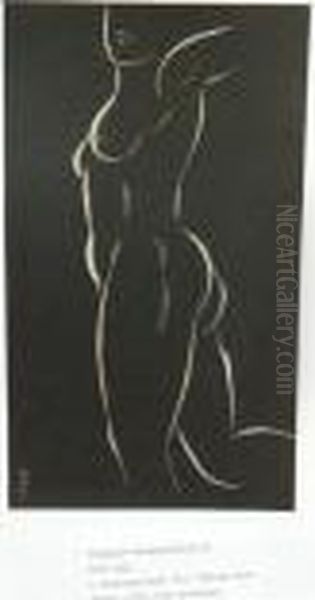 Nude. Oil Painting by Eric Gill