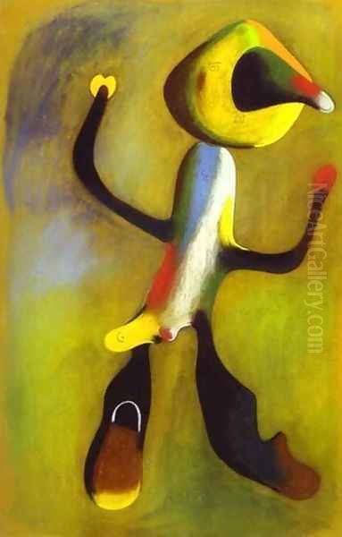 Character Oil Painting by Joaquin Miro