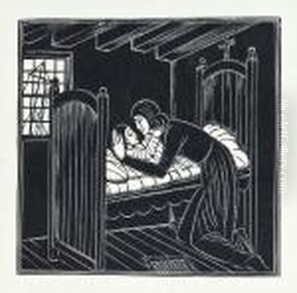 Engravings... Oil Painting by Eric Gill