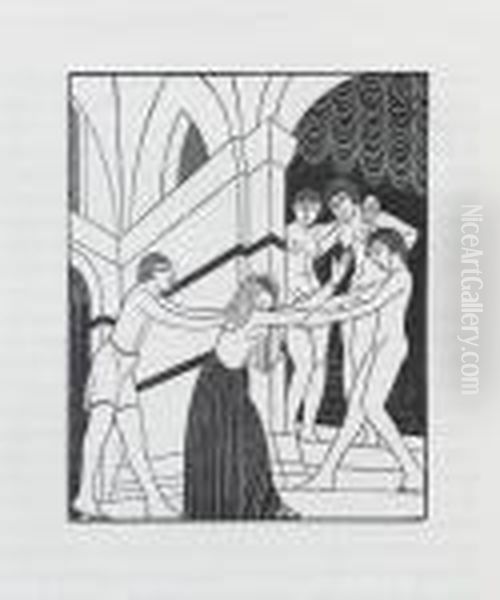 The Song Of Songs. Oil Painting by Eric Gill