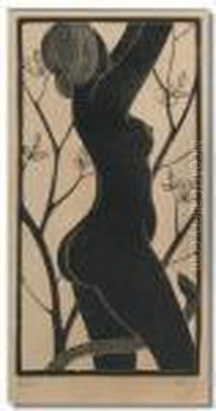 Eve Oil Painting by Eric Gill