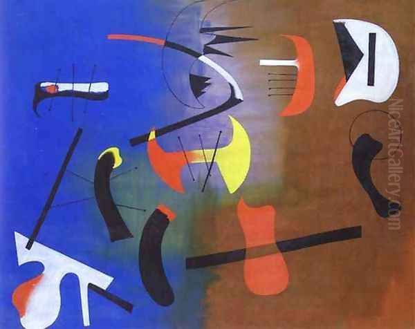 Painting 1933b Oil Painting by Joaquin Miro