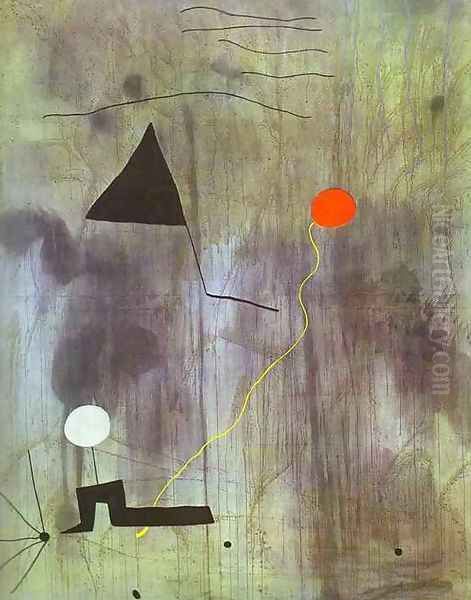 The Birth of the World Oil Painting by Joaquin Miro