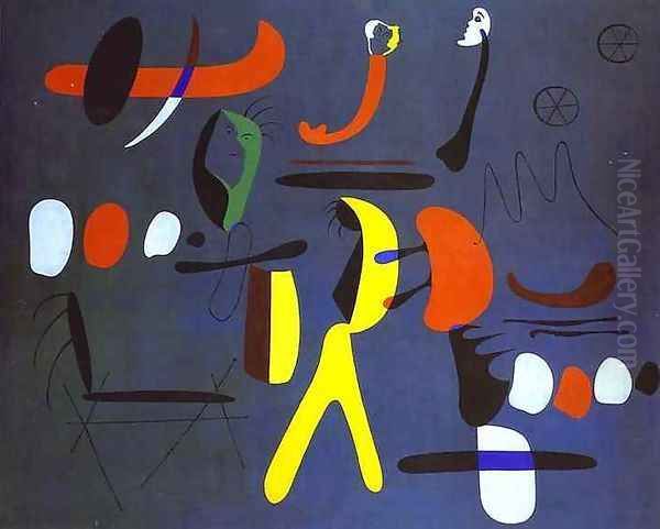 Painting 1933a Oil Painting by Joaquin Miro