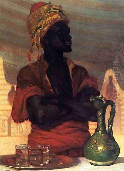 Turkish Water Seller Oil Painting by Francis Davis Millet