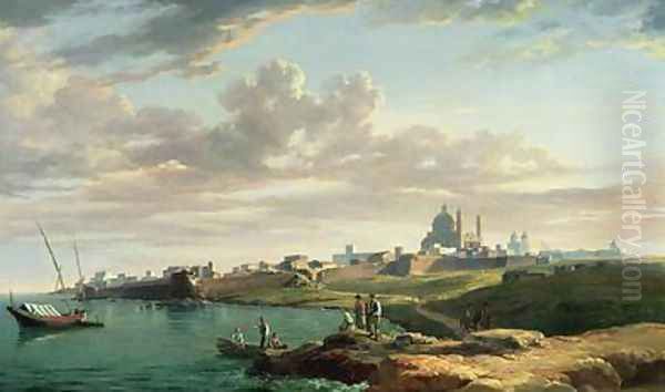 A View of Montevideo Oil Painting by William Marlow