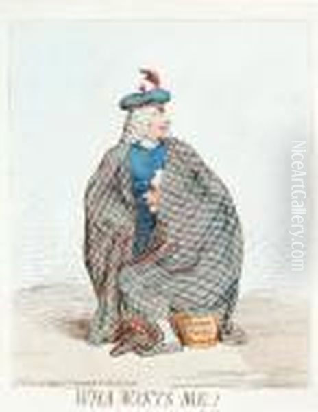 Whawants Me? Oil Painting by James Gillray