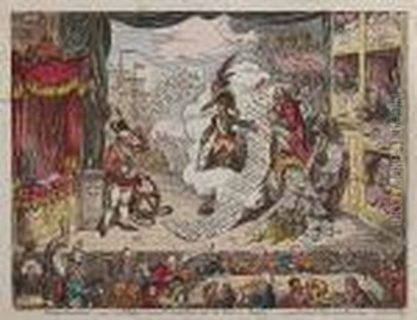 Pacific Overtures Oil Painting by James Gillray