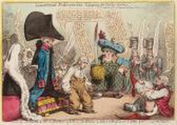 Lilliputian Substitutes Oil Painting by James Gillray