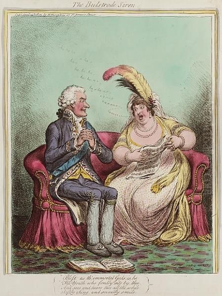 The Bulstrode Siren Oil Painting by James Gillray