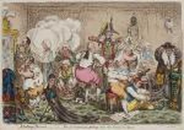 Making Decent Oil Painting by James Gillray