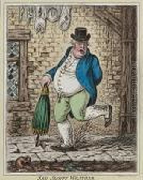 The Weather Series Oil Painting by James Gillray