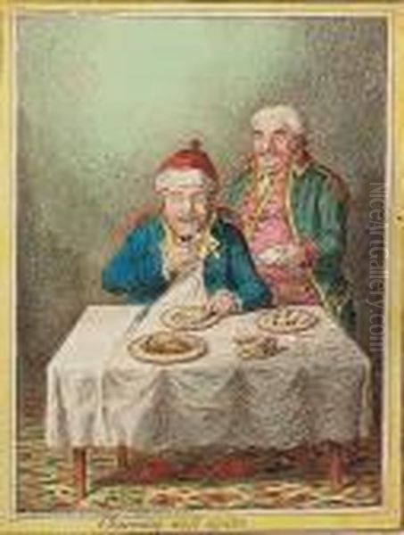 Charming-well-again Oil Painting by James Gillray