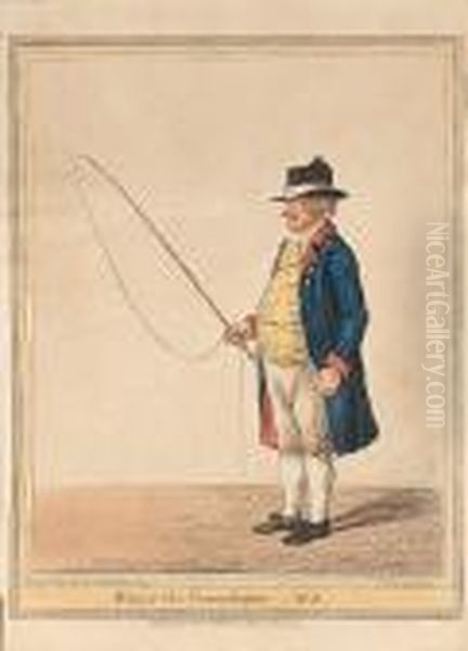 Billy The Gamekeeper.-w.s. Oil Painting by James Gillray