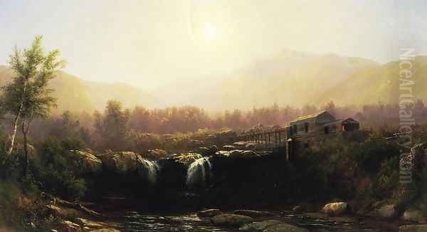 The Old Mill Oil Painting by Homer Dodge Martin