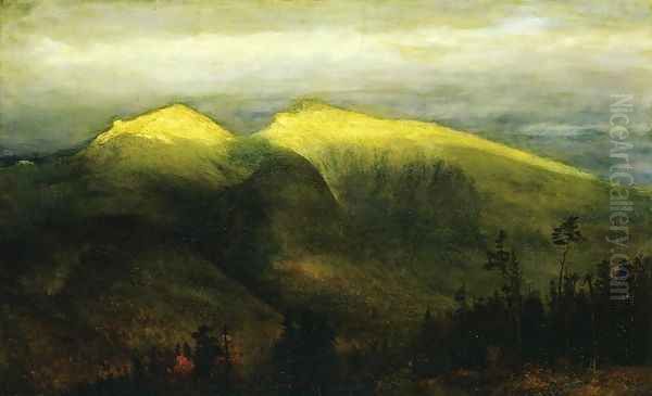 White Mountains, from Randolph Hill Oil Painting by Homer Dodge Martin