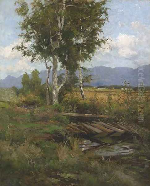 Toward the Adirondacks Oil Painting by Homer Dodge Martin