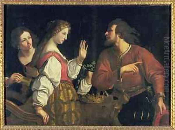 The Soothsayer Oil Painting by Bartolomeo Manfredi