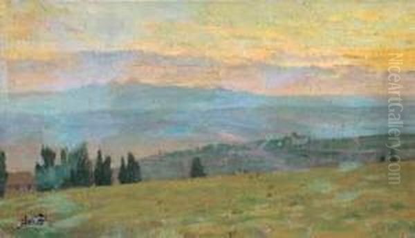 Paesaggio Oil Painting by Francesco Gioli