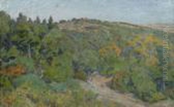 Paesaggio Oil Painting by Luigi Gioli