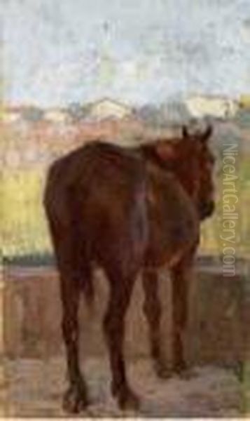 Cavallo Oil Painting by Luigi Gioli