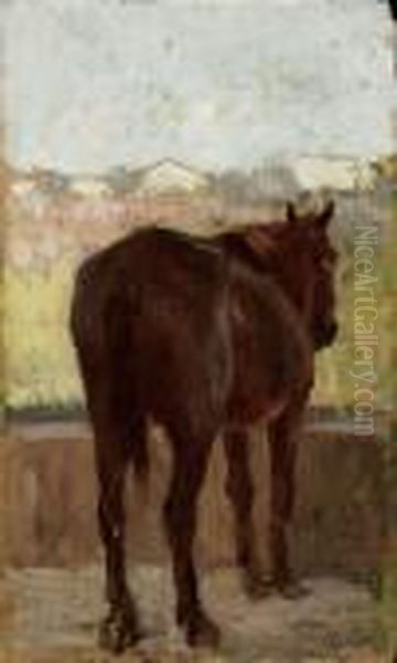 Cavallo Oil Painting by Luigi Gioli