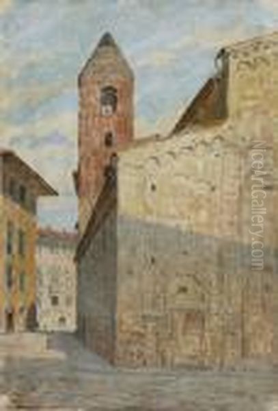 Scorcio Di Cattedrale Oil Painting by Luigi Gioli