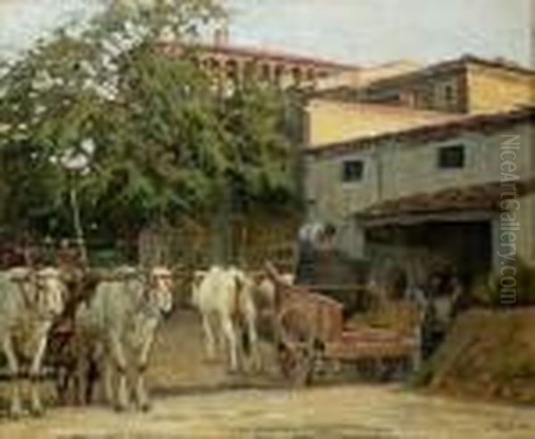 Vendemmia Oil Painting by Luigi Gioli