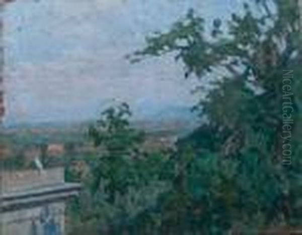 Paesaggio Oil Painting by Luigi Gioli