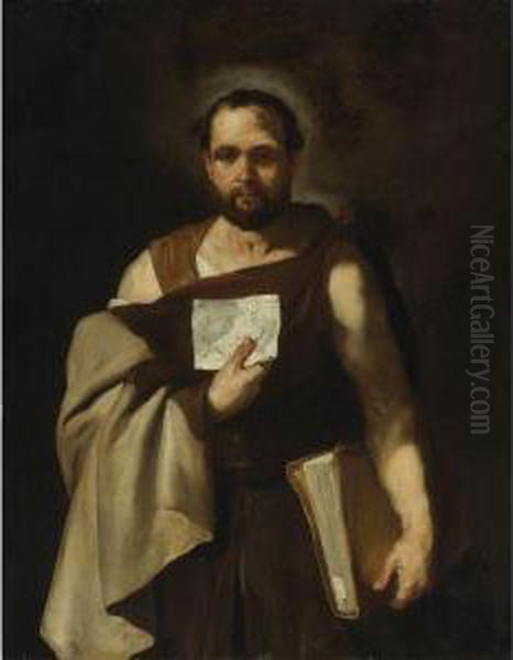 An Astrologer Oil Painting by Luca Giordano