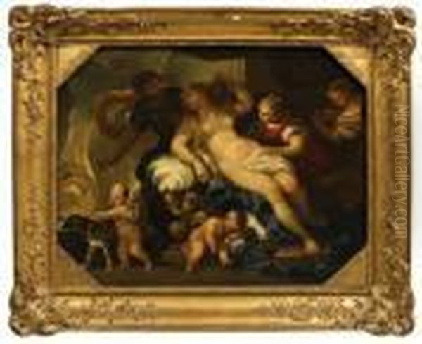 Mars Et Venus Oil Painting by Luca Giordano